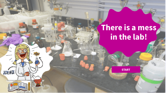 There is a mess in the lab